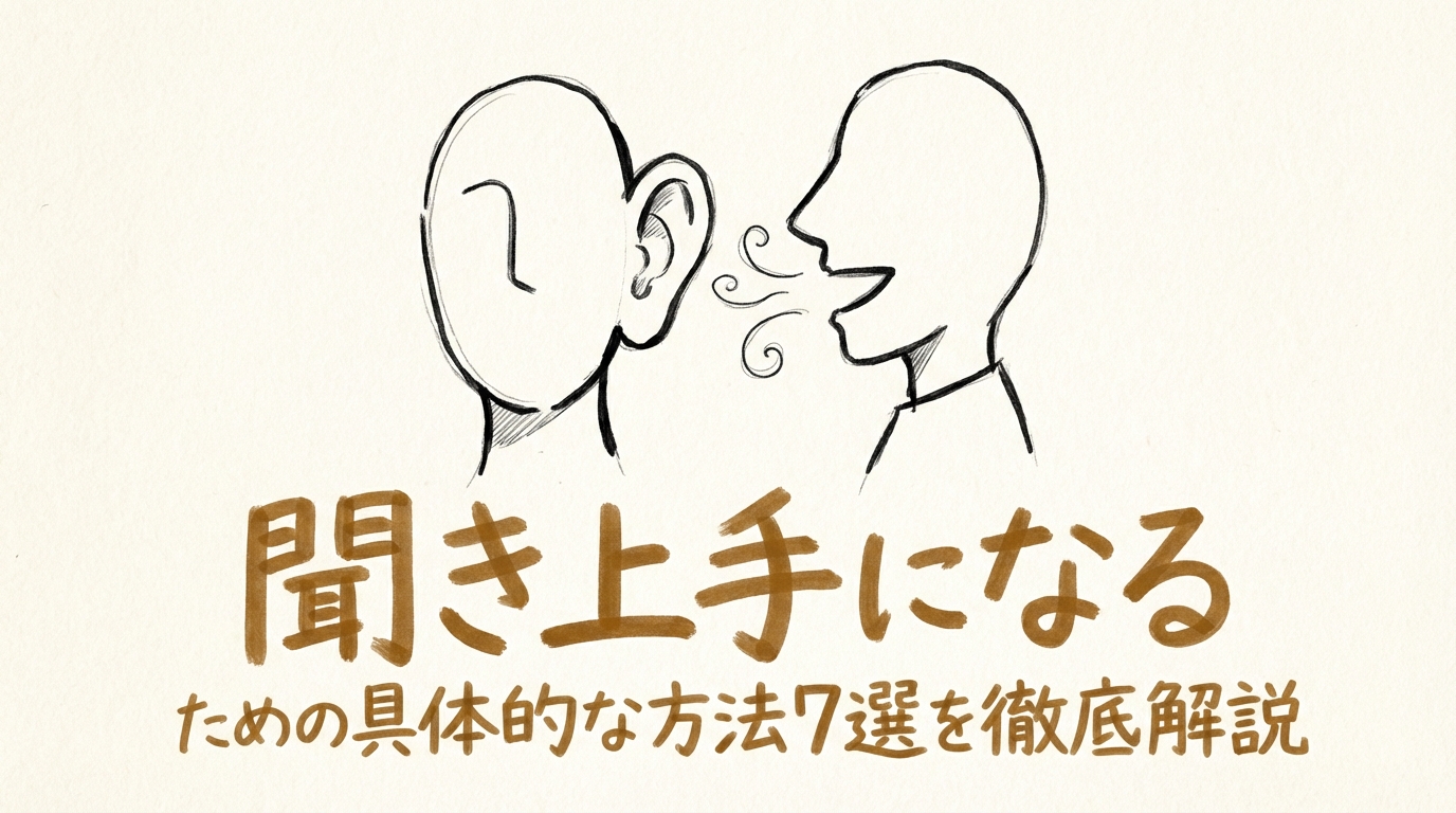 聞き上手になるための具体的な方法7選を徹底解説